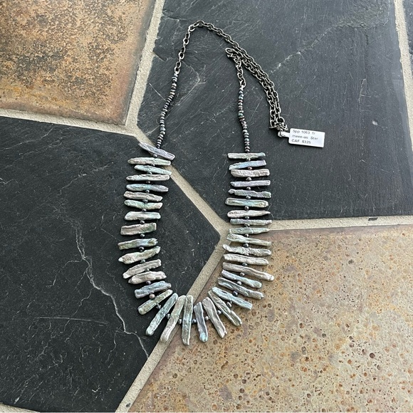 Elegant One of A Kind Silver and Gray Fresh Water Pearl...